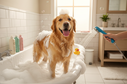 Why Bath Time Is One of the Most Intimate Moments You Have With Your Dog